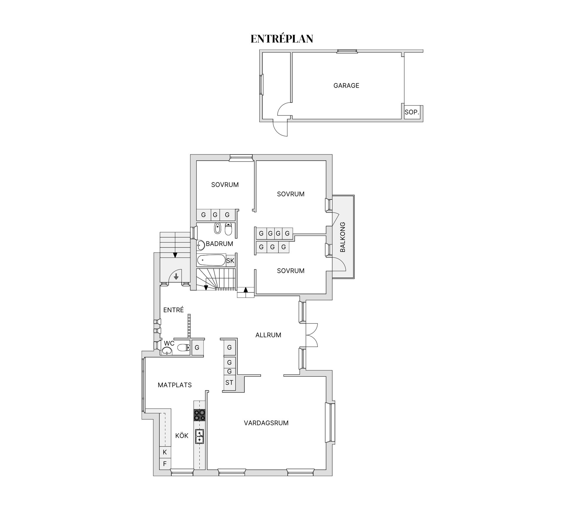 Villa, Rosmaringången 42, Sörmarken, Borås