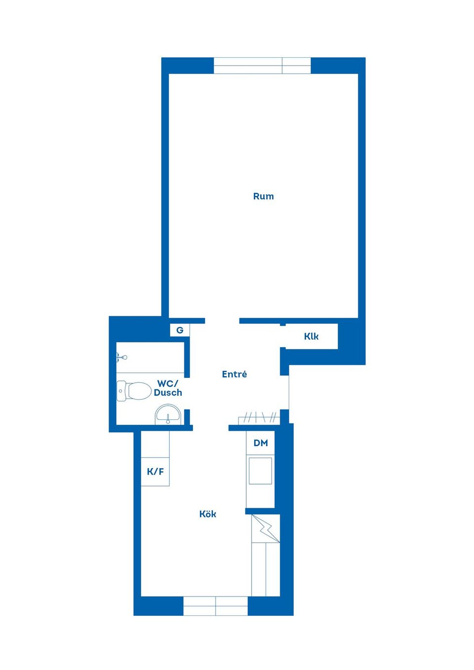 Bostadsrätt, Holmgatan 16B, Pantarholmen, Karlskrona
