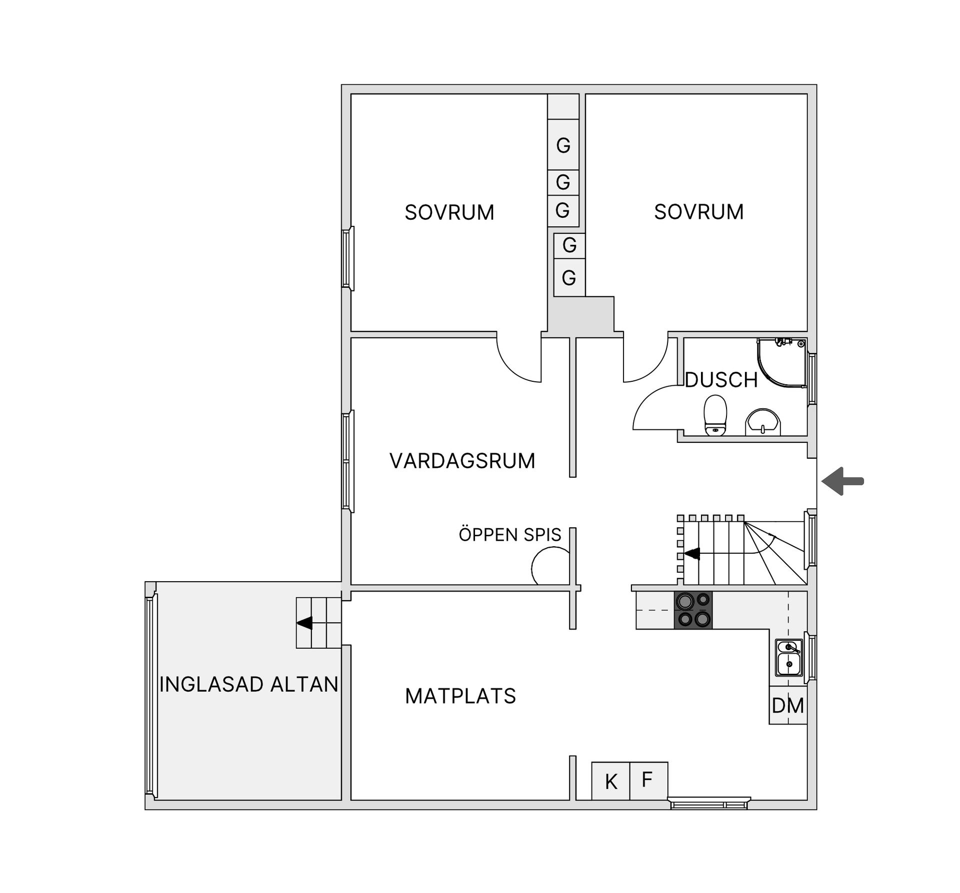 Villa, Björsgårdsvägen 9, Kärda, Värnamo