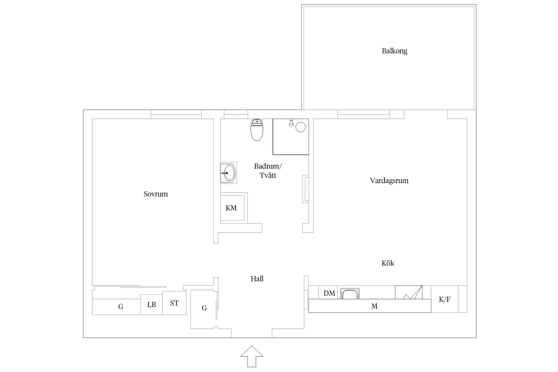 Bostadsrätt, Drottninggatan 1AC, Slussen, Malmö