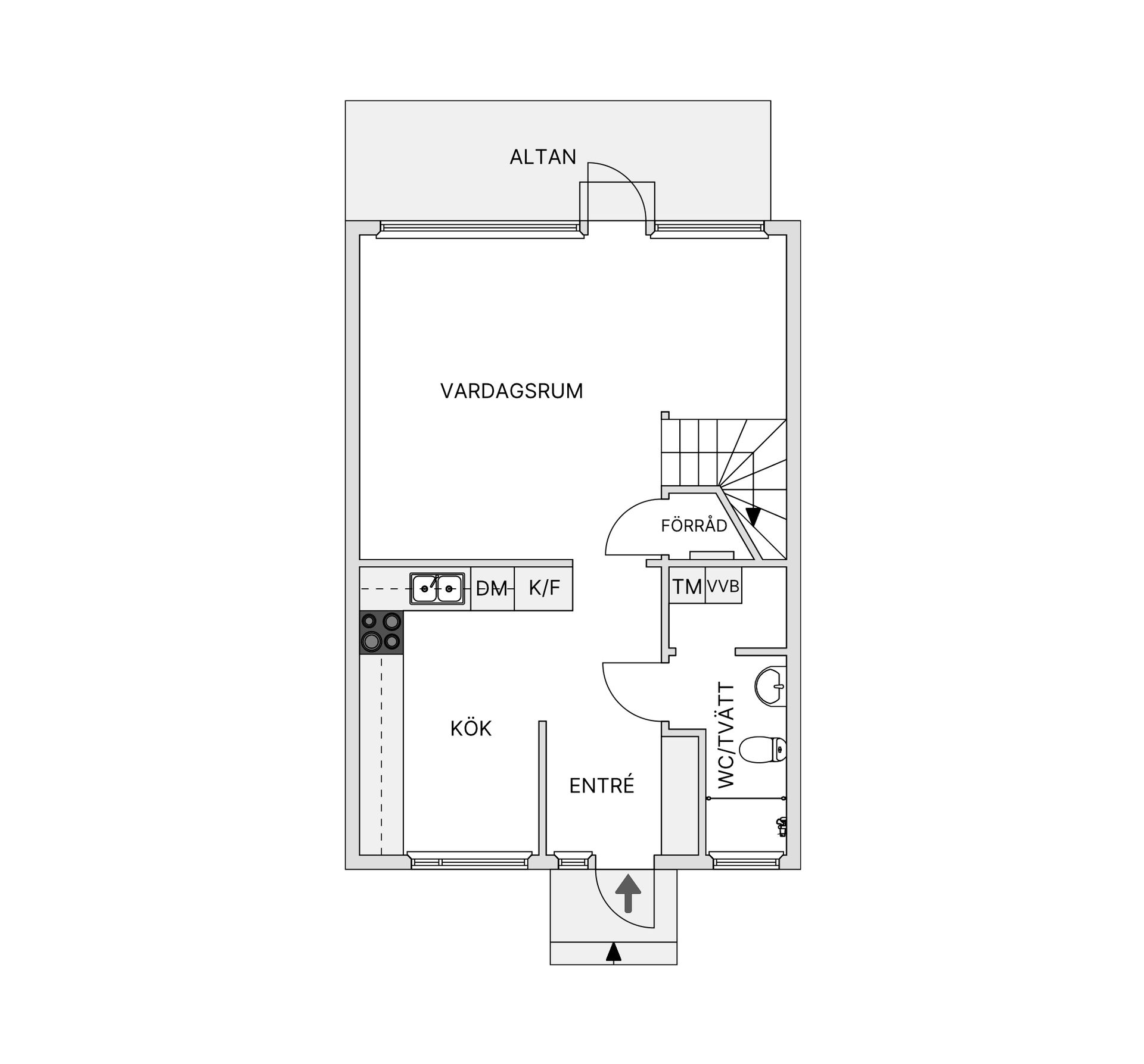 Villa, Radhus, Galoppvägen 16, Jakobsberg, Järfälla