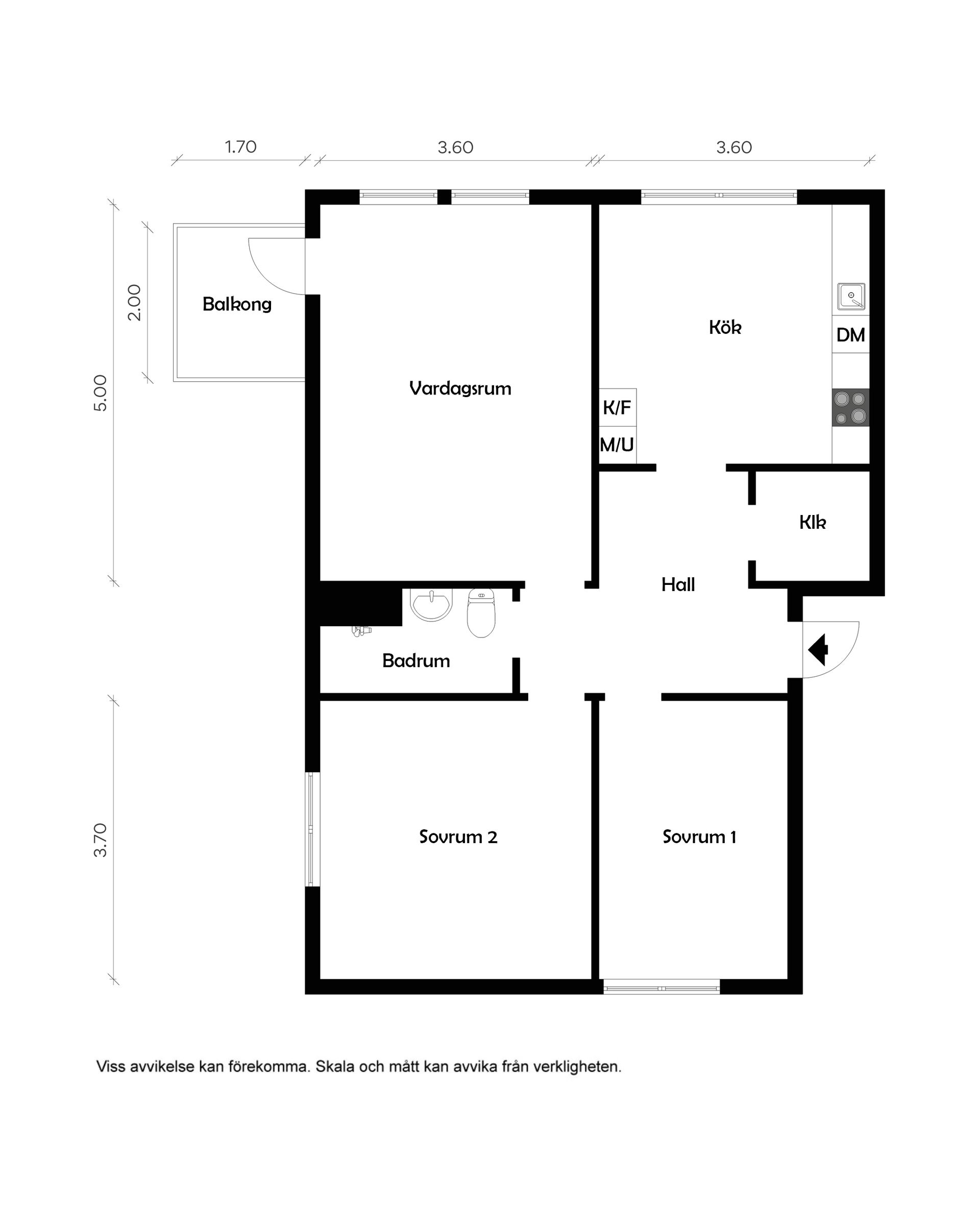 Bostadsrätt, Sankt Sigfridsgatan 14A, Fredriksberg, Falköping