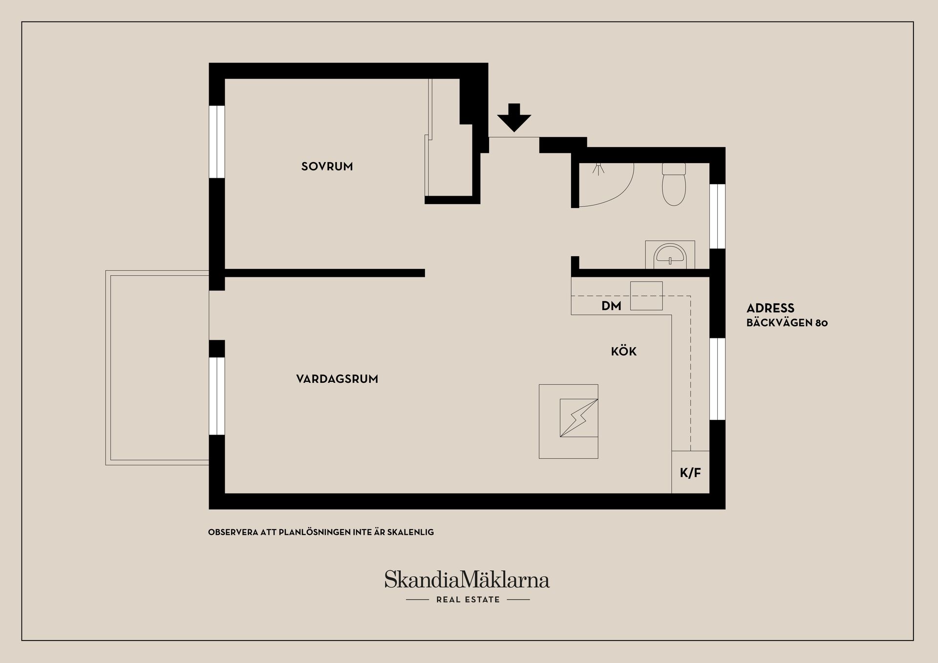 Bostadsrätt, Bäckvägen 80, Midsommarkransen/Telefonplan, Stockholm