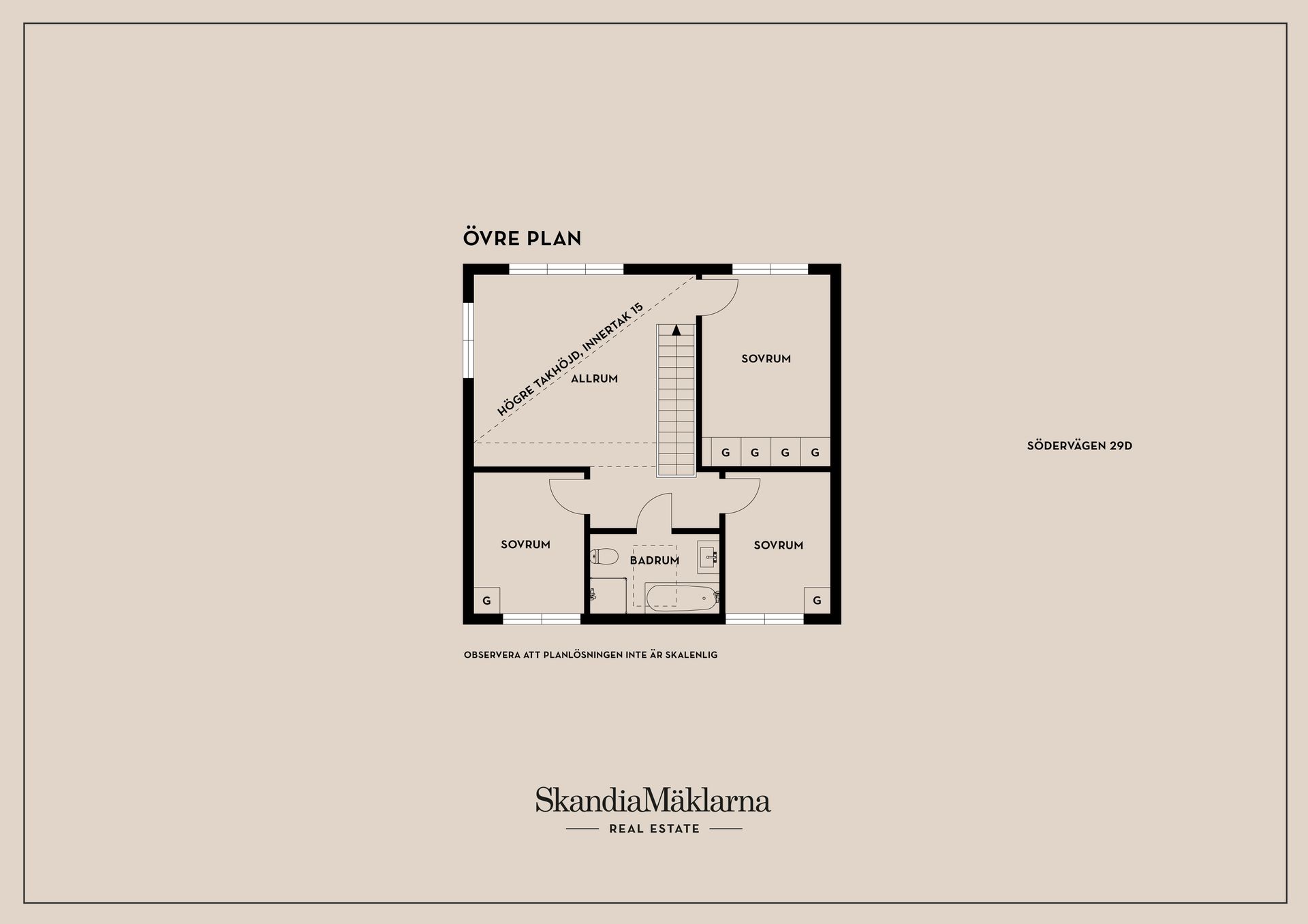 Radhus, Södervägen 29D, Högmora, Huddinge