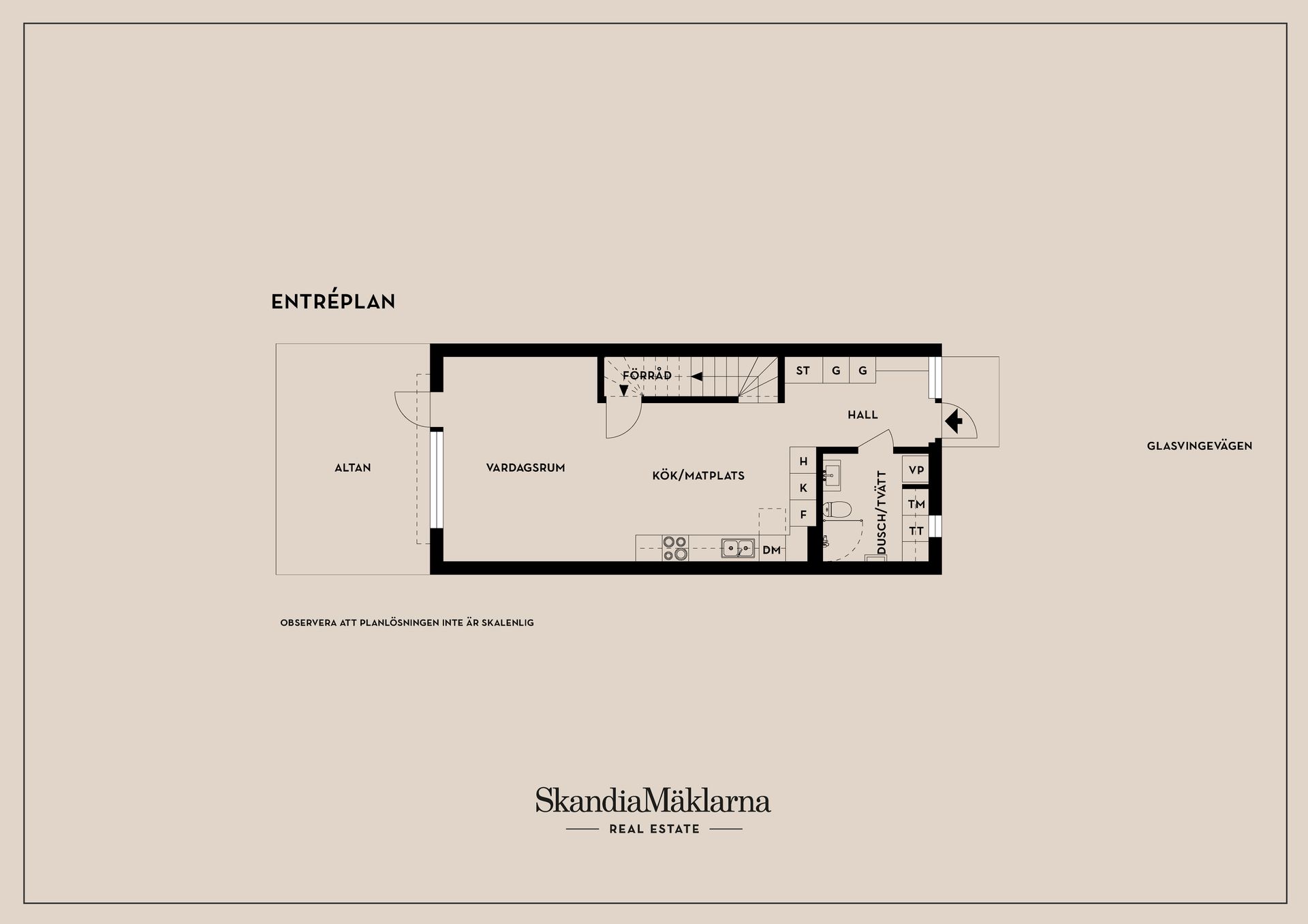 Radhus, Finkmossvägen 8, Skäcklinge - Fågelbyn, Botkyrka
