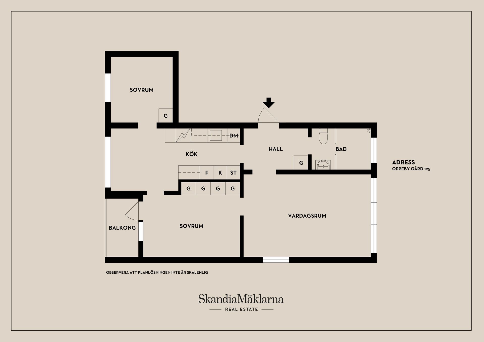 Bostadsrätt, Oppeby gård 125, Oppeby Gård, Nyköping