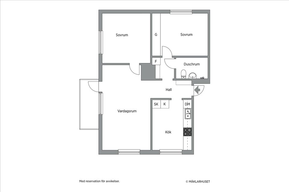 Bostadsrätt, Västra Ringvägen 64, Hälletorp, Härnösand