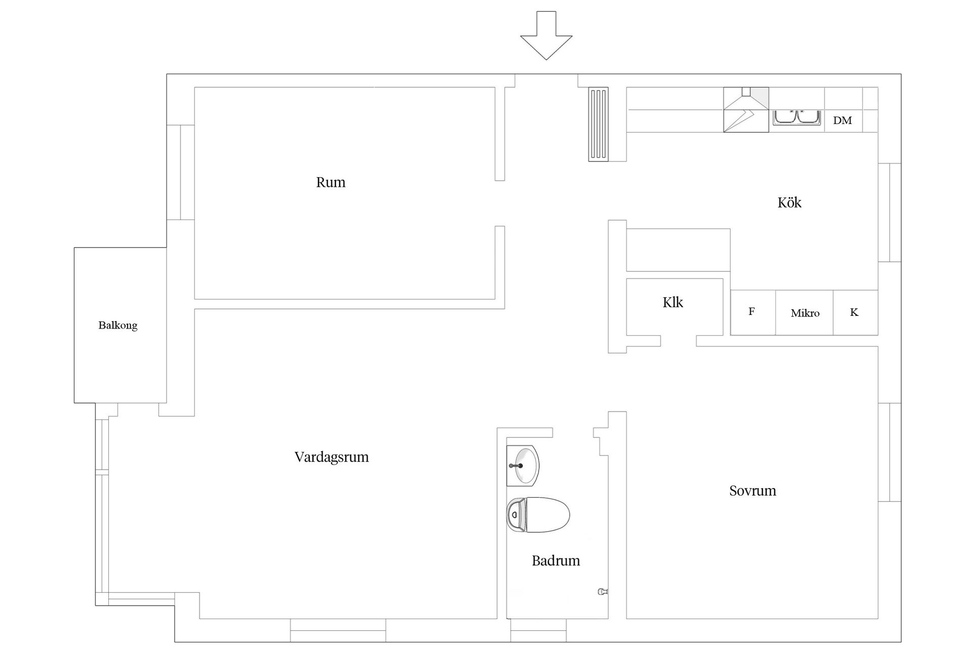 Bostadsrätt, Cirkelvägen 2, 2 tr, Gubbängen, Stockholm