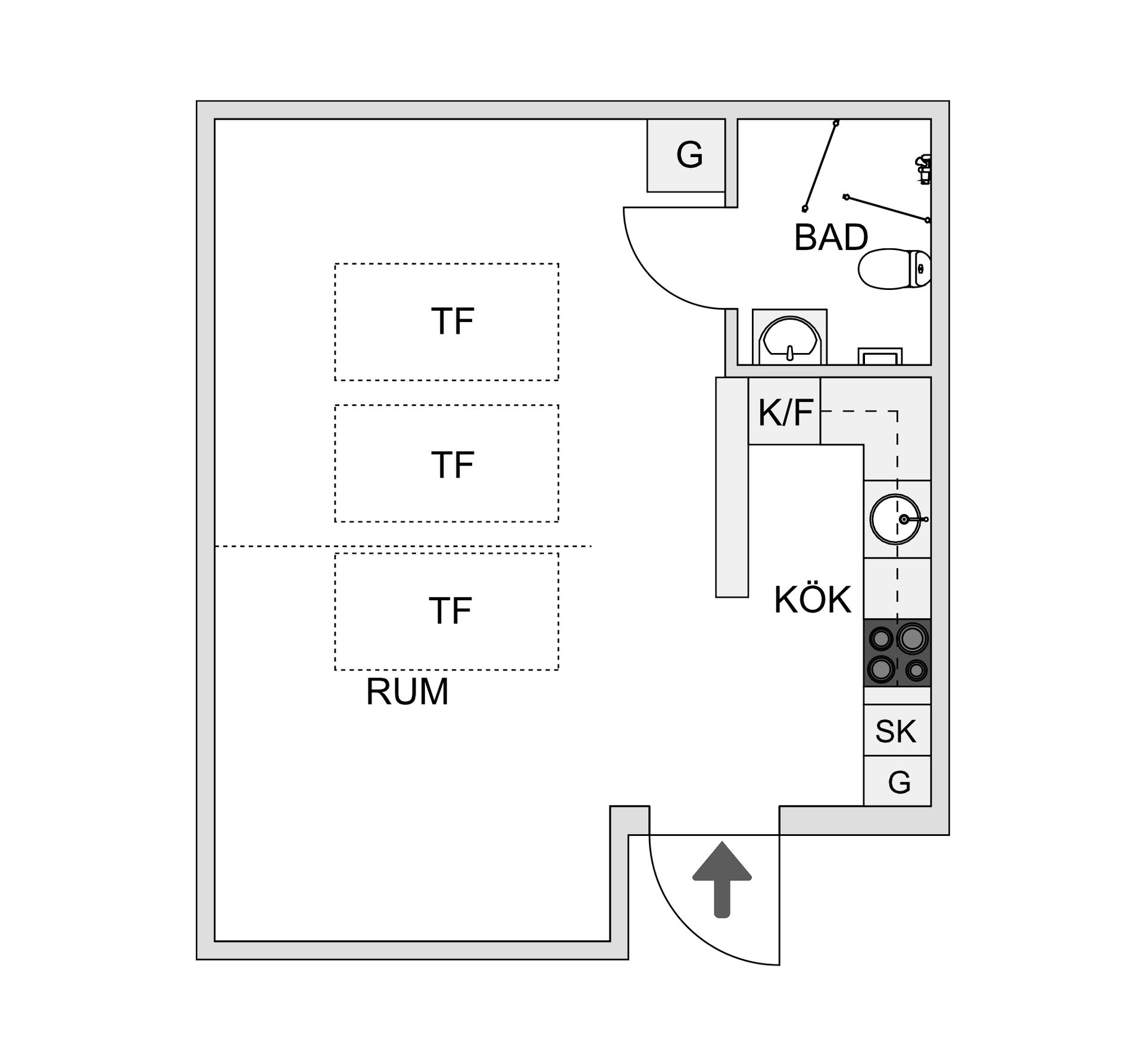 Bostadsrätt, Hertig Knutsgatan 37D, Centralt Öster, Halmstad