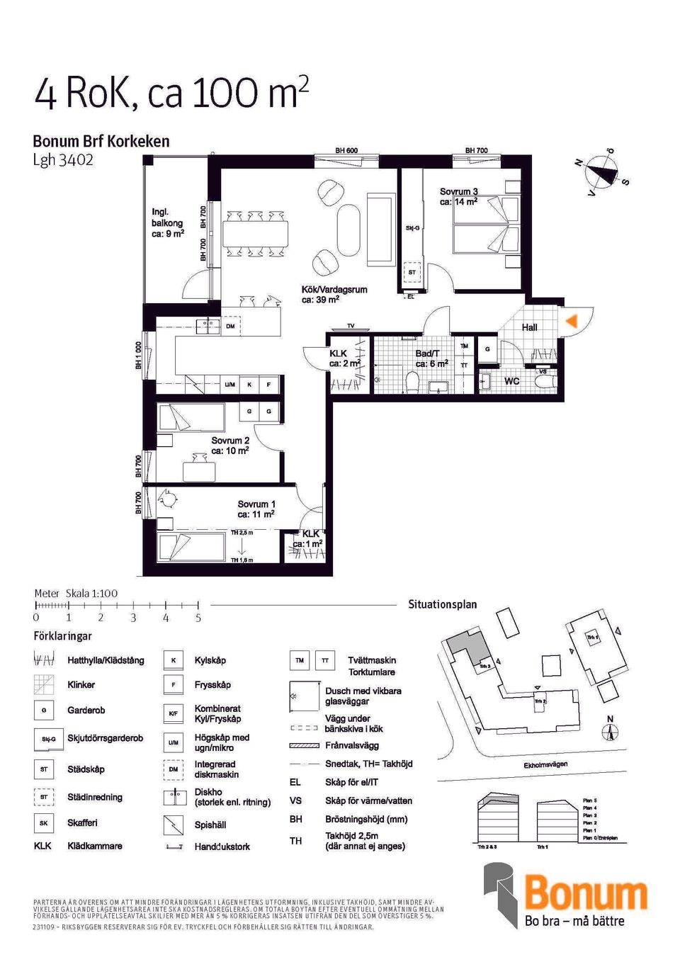 Bostadsrätt, Ekholmsvägen, Ekholmen, Linköping