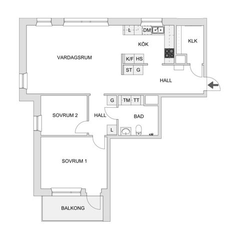 Bostadsrätt, Ågesta broväg 46, 2tr, Farsta, Stockholm