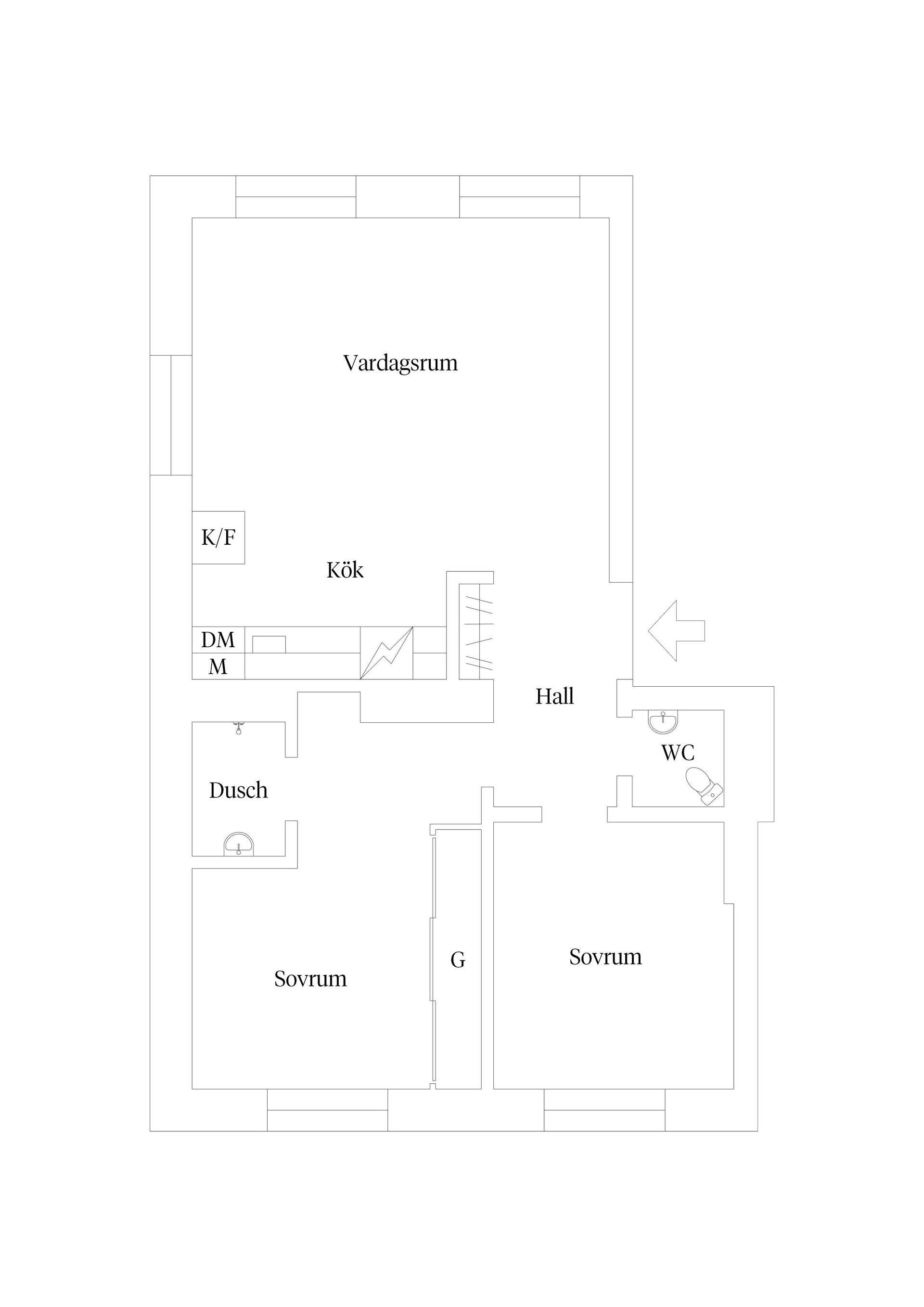 Bostadsrätt, Salagatan 43C, Fålhagen, Uppsala