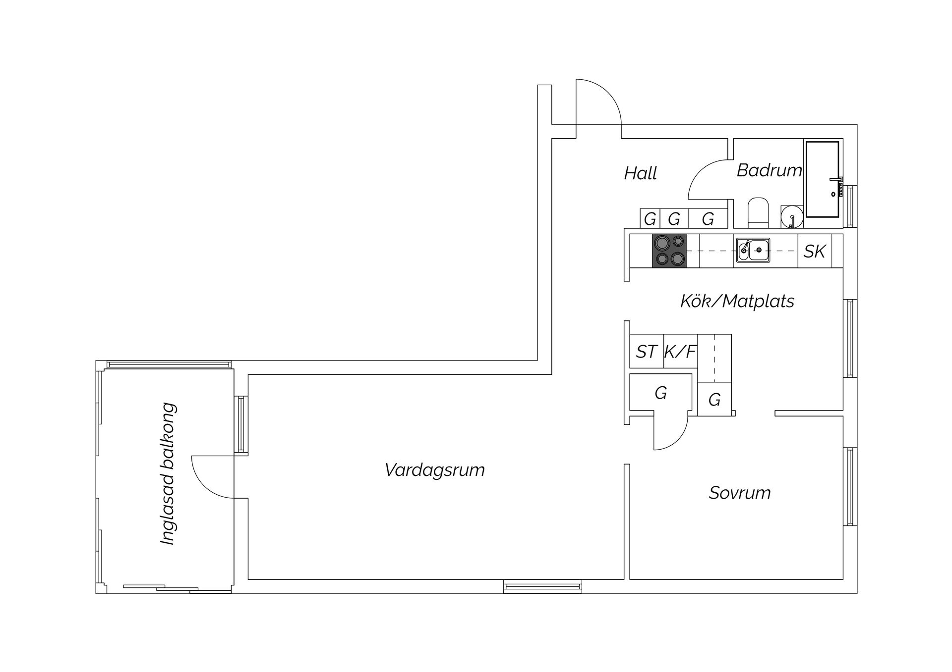 Bostadsrätt, Vikingavägen 44, Granlo, Sundsvall