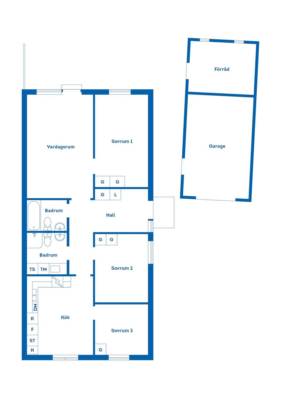 Villa, Radhus, Idrottsallén 21B, Hille, Gävle