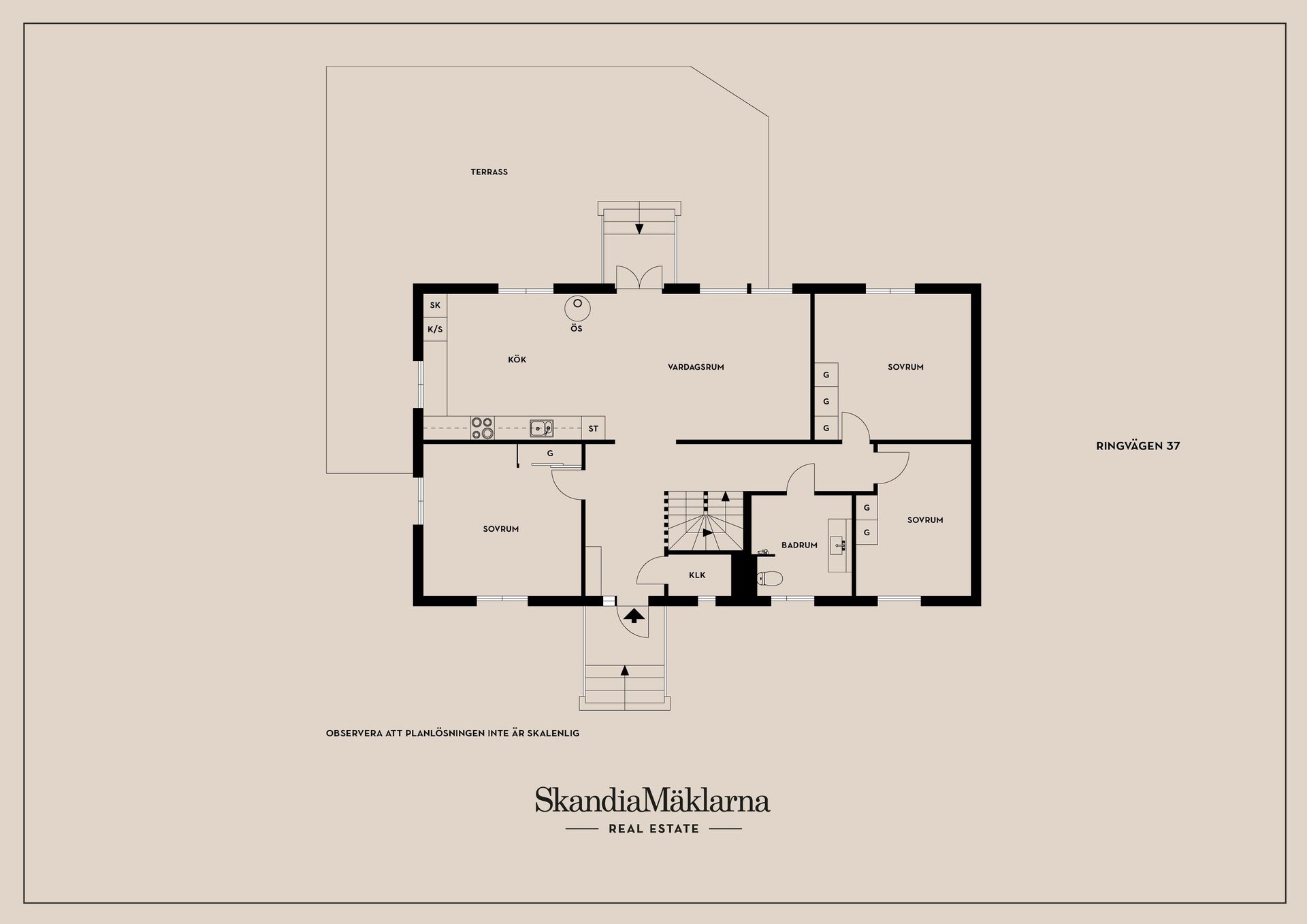 Villa, Ringvägen 37, Fullersta, Huddinge