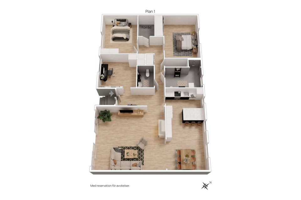 Villa, Krusmyntagången 3, Hulta, Borås