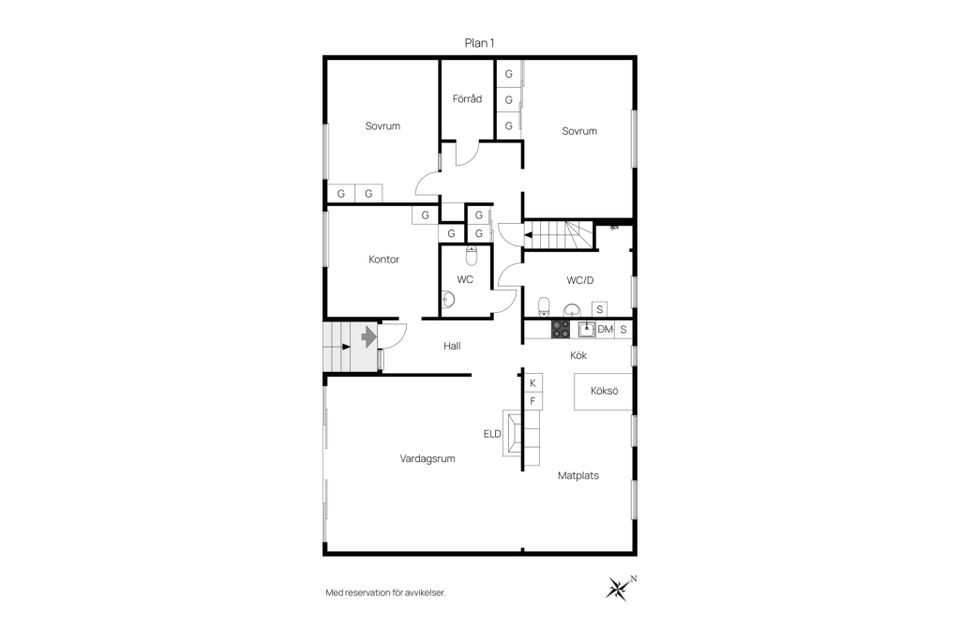 Villa, Krusmyntagången 3, Hulta, Borås