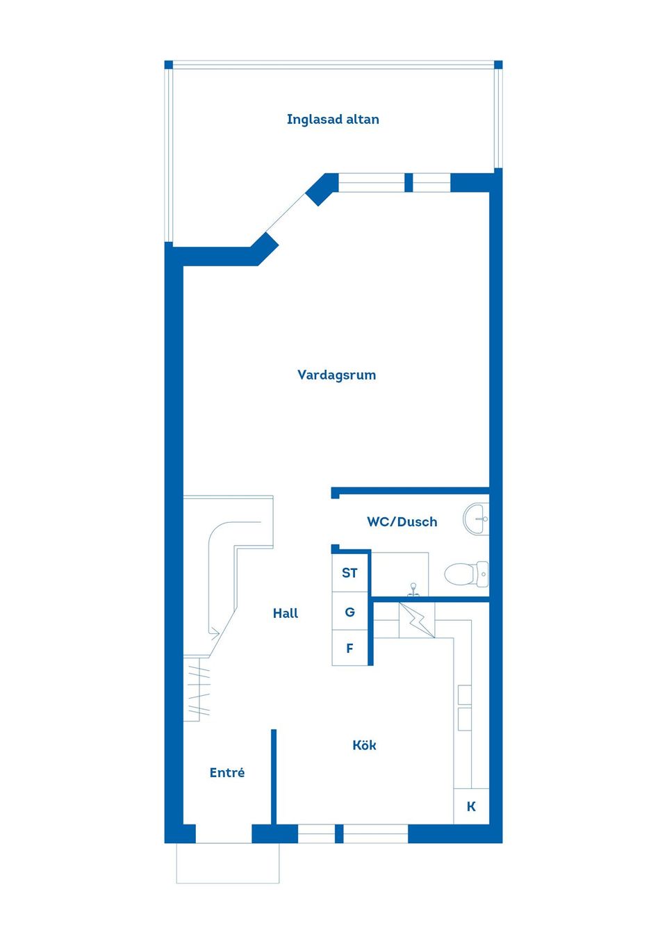 Bostadsrätt, Radhus, Mariebergsgatan 17, Turbo, Sala