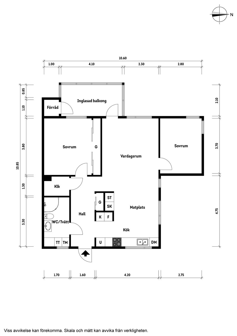 Bostadsrätt, Bryggvägen 10C, Korseberg, Vänersborg