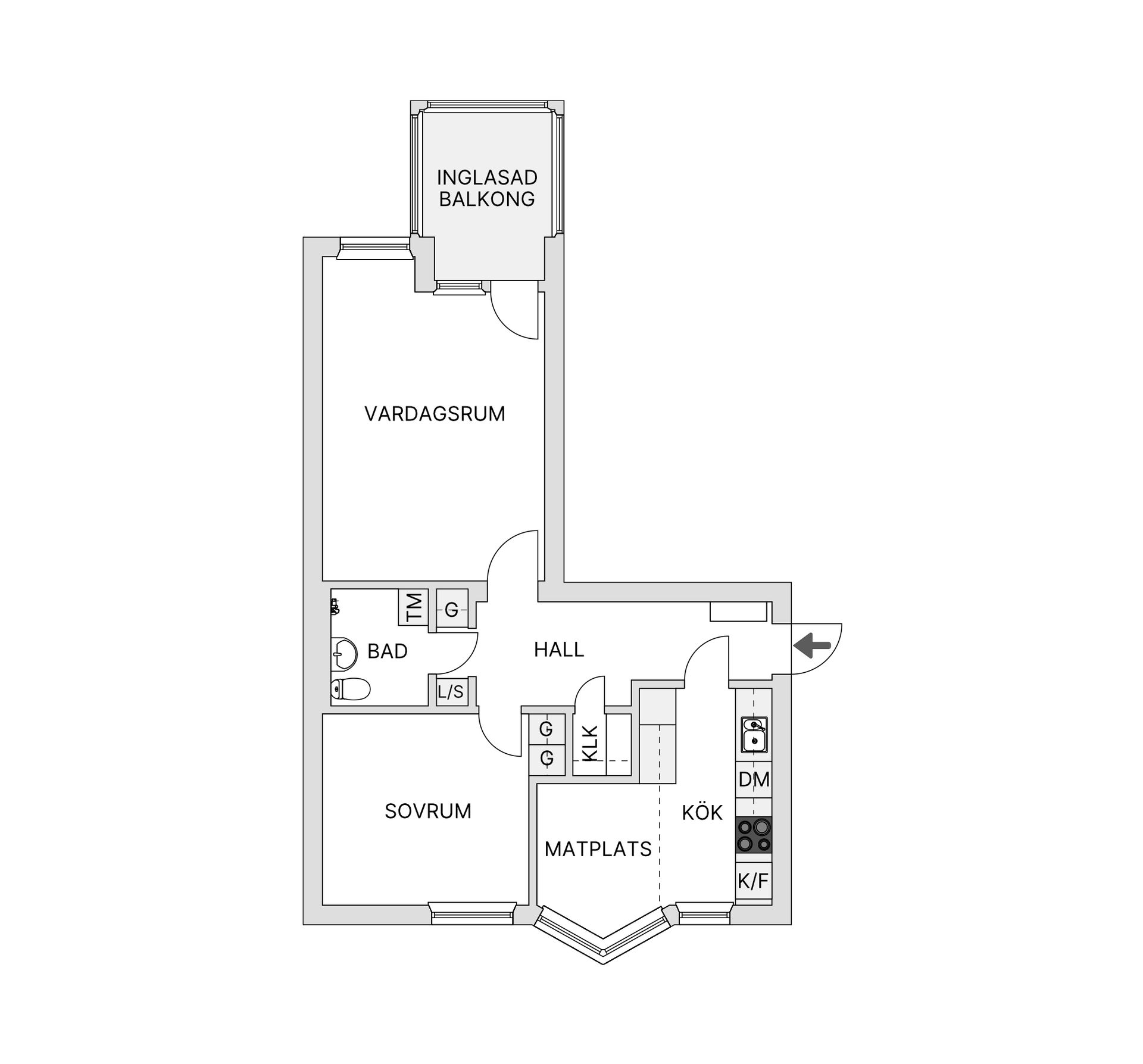 Bostadsrätt, Banérgatan 4, Timrå