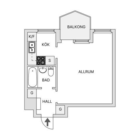 Bostadsrätt, Hårdängegatan 14B, Östersund