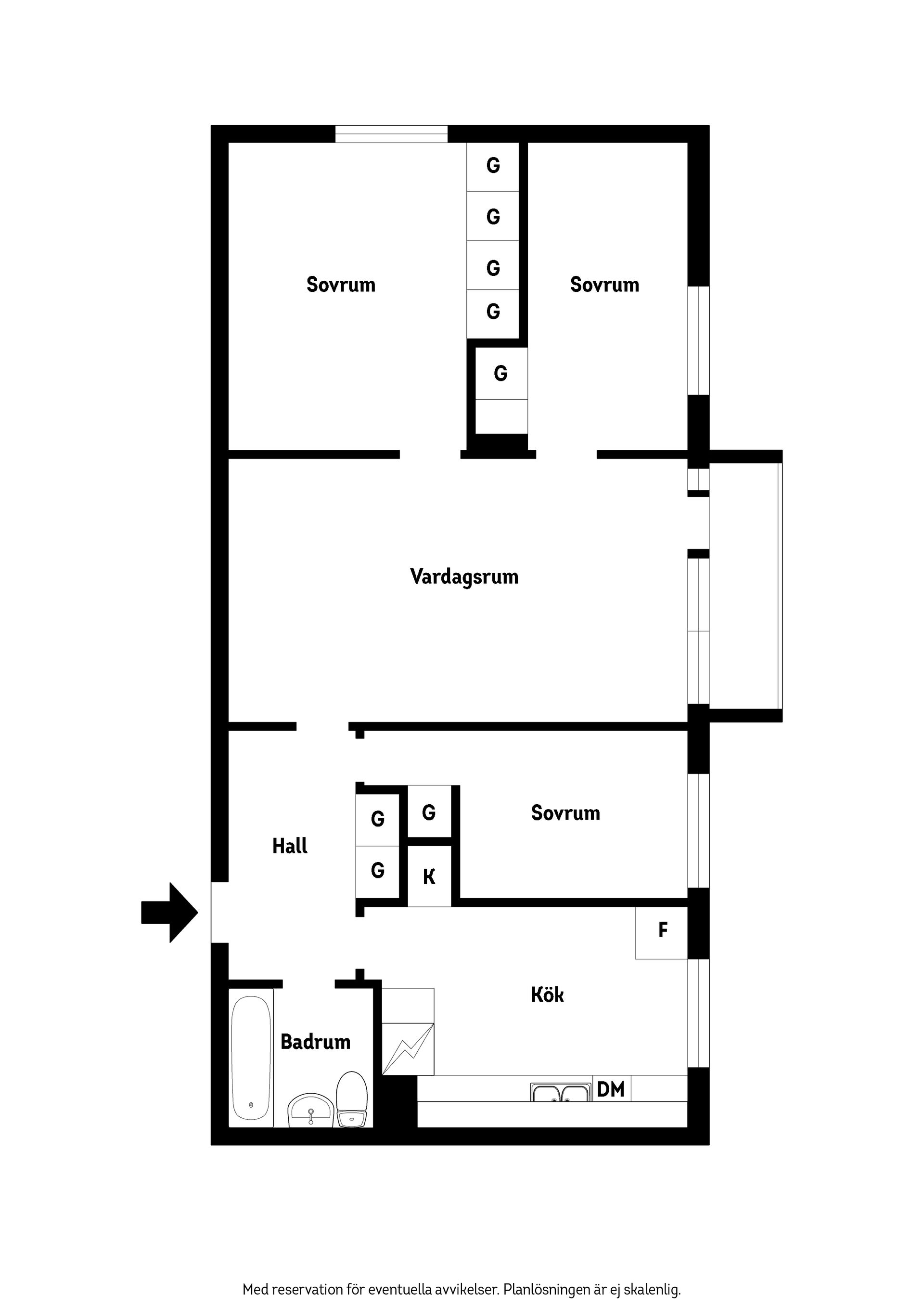 Bostadsrätt, Vångavägen 40, Eslöv