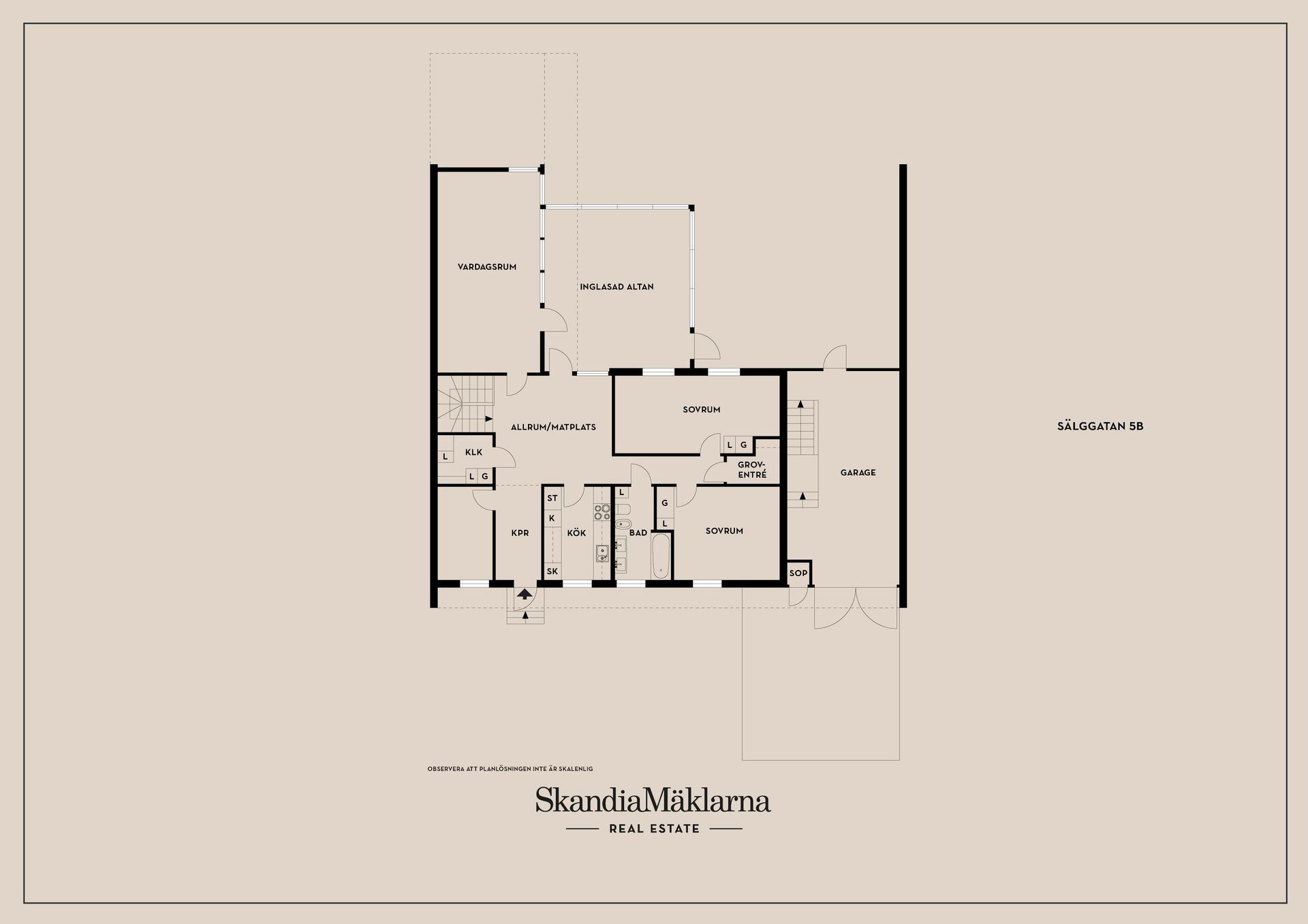 Radhus, Sälggatan 5B, Vikingstad, Linköping