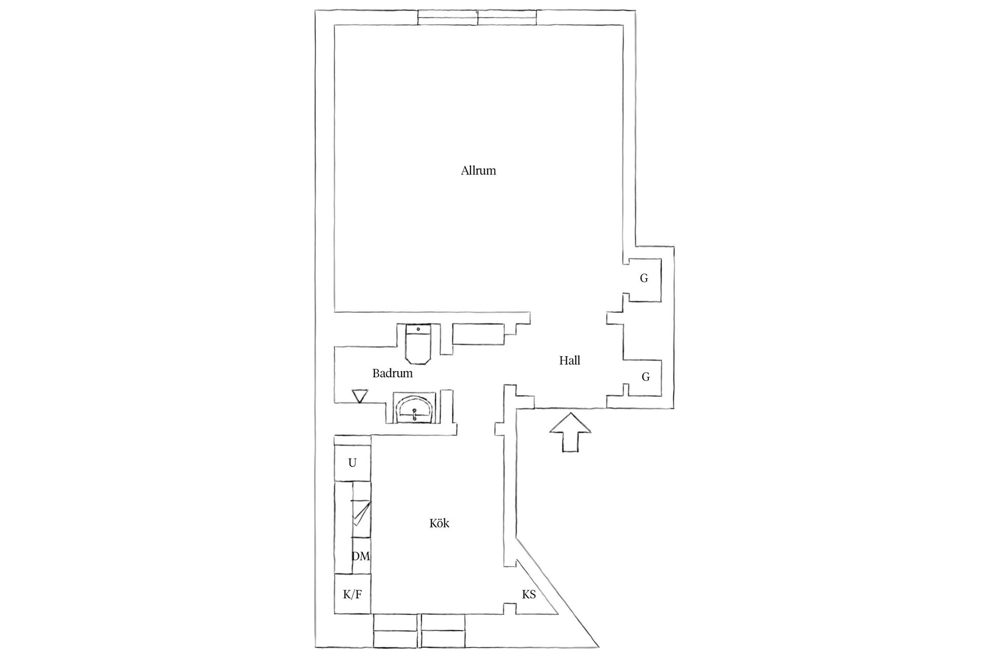 Bostadsrätt, Storkgatan 2A, Bagaregården, Göteborg