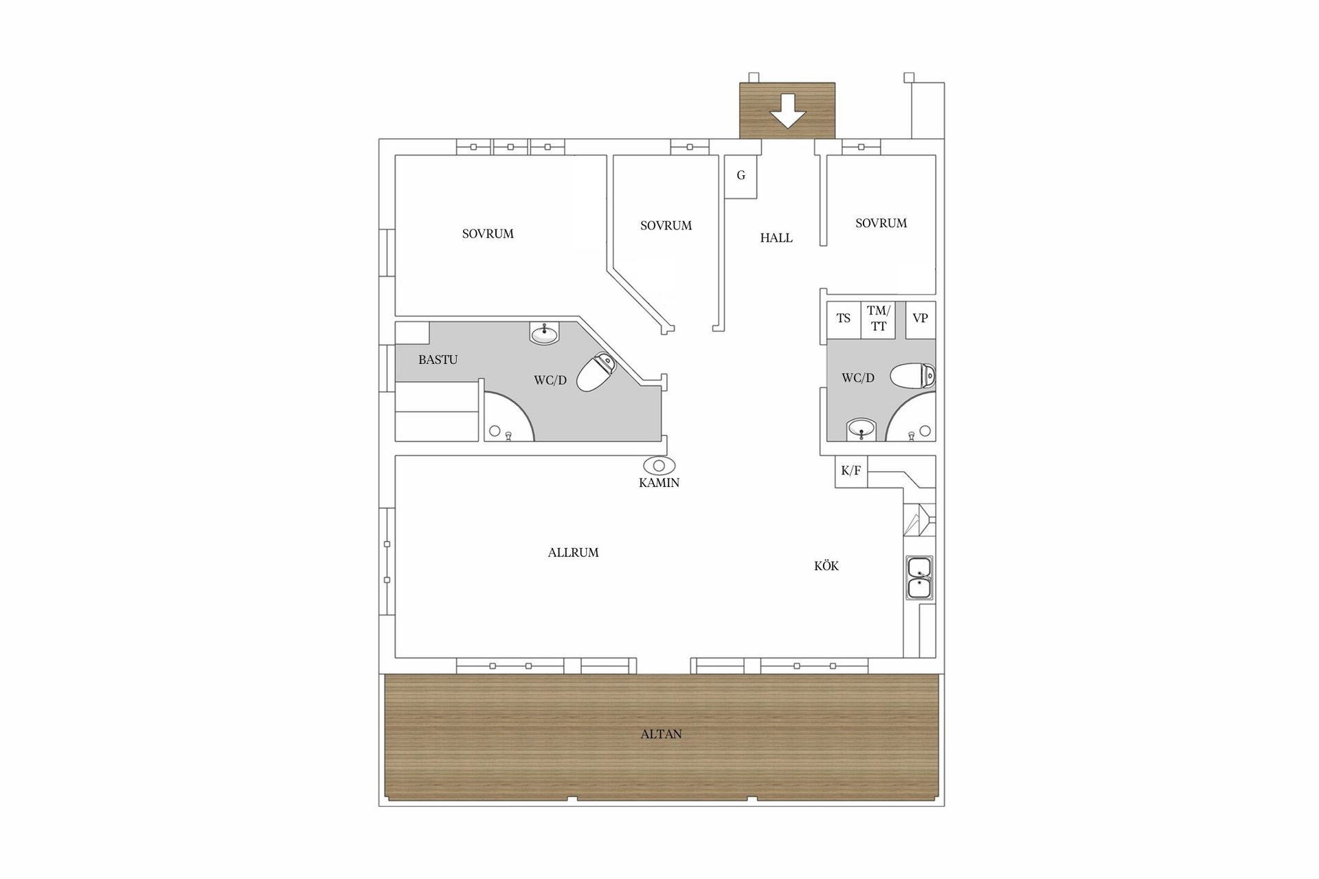 Bostadsrätt, Björnrike Grizzlyvägen 5C, Björnrike, Härjedalen
