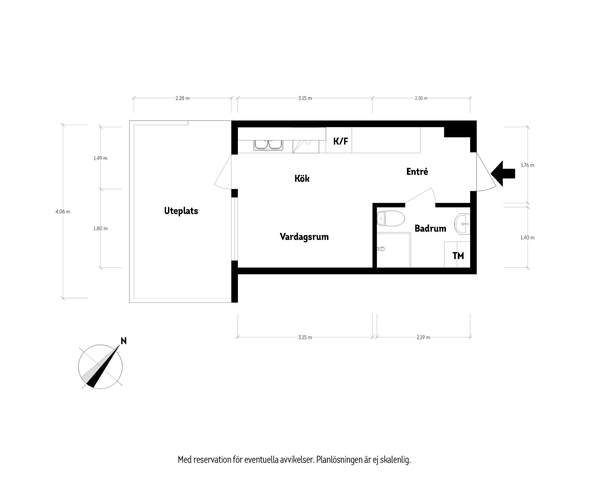 Bostadsrätt, Walter Bengtssons Gata 24, Majorna, Göteborg