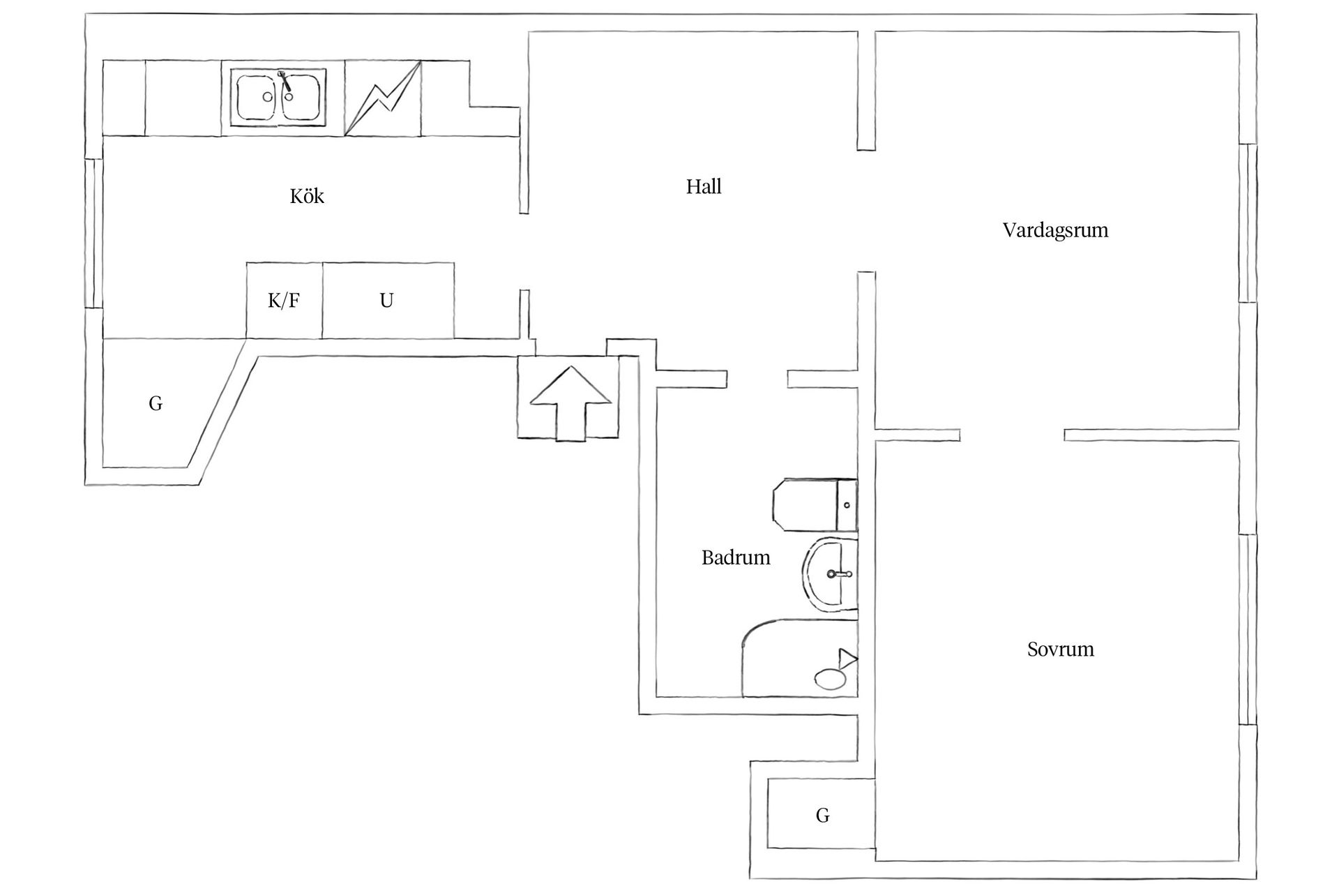 Bostadsrätt, Vingagatan 6A, Majorna, Göteborg