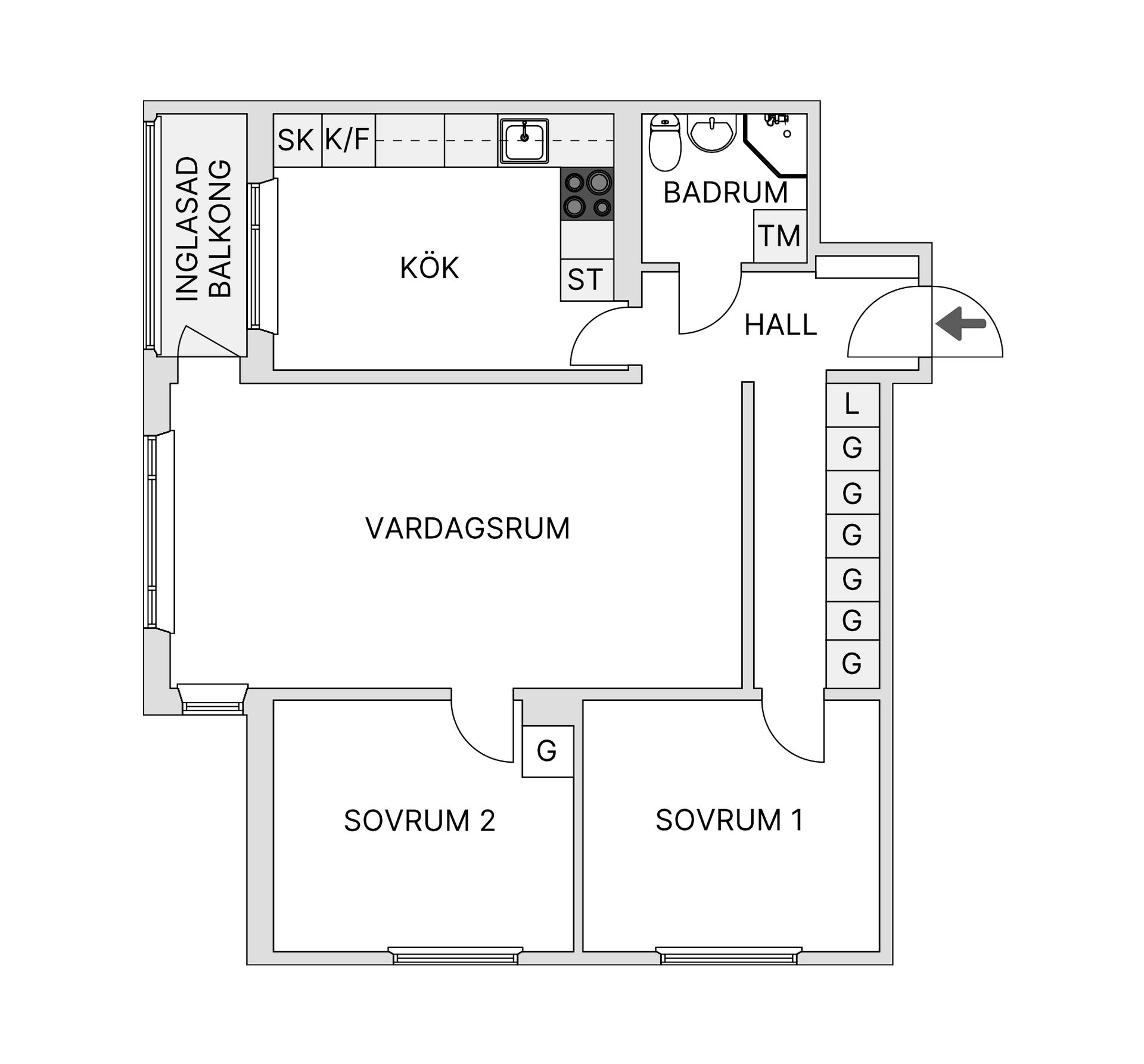 Bostadsrätt, Olshammarsgatan 66, Hagsätra - Ormkärr, Stockholm