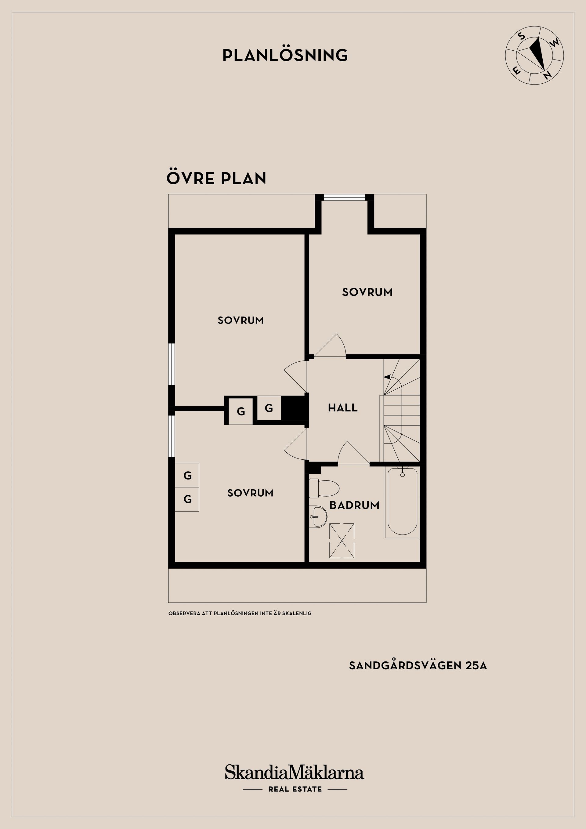 Radhus, Sandgårdsvägen 25A, Vejbystrand, Ängelholm