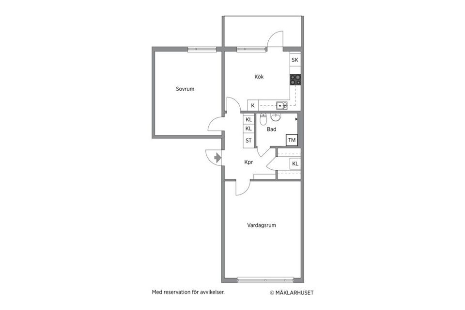 Bostadsrätt, Kihlmansgatan 16 B, Skogsbrynet, Köping