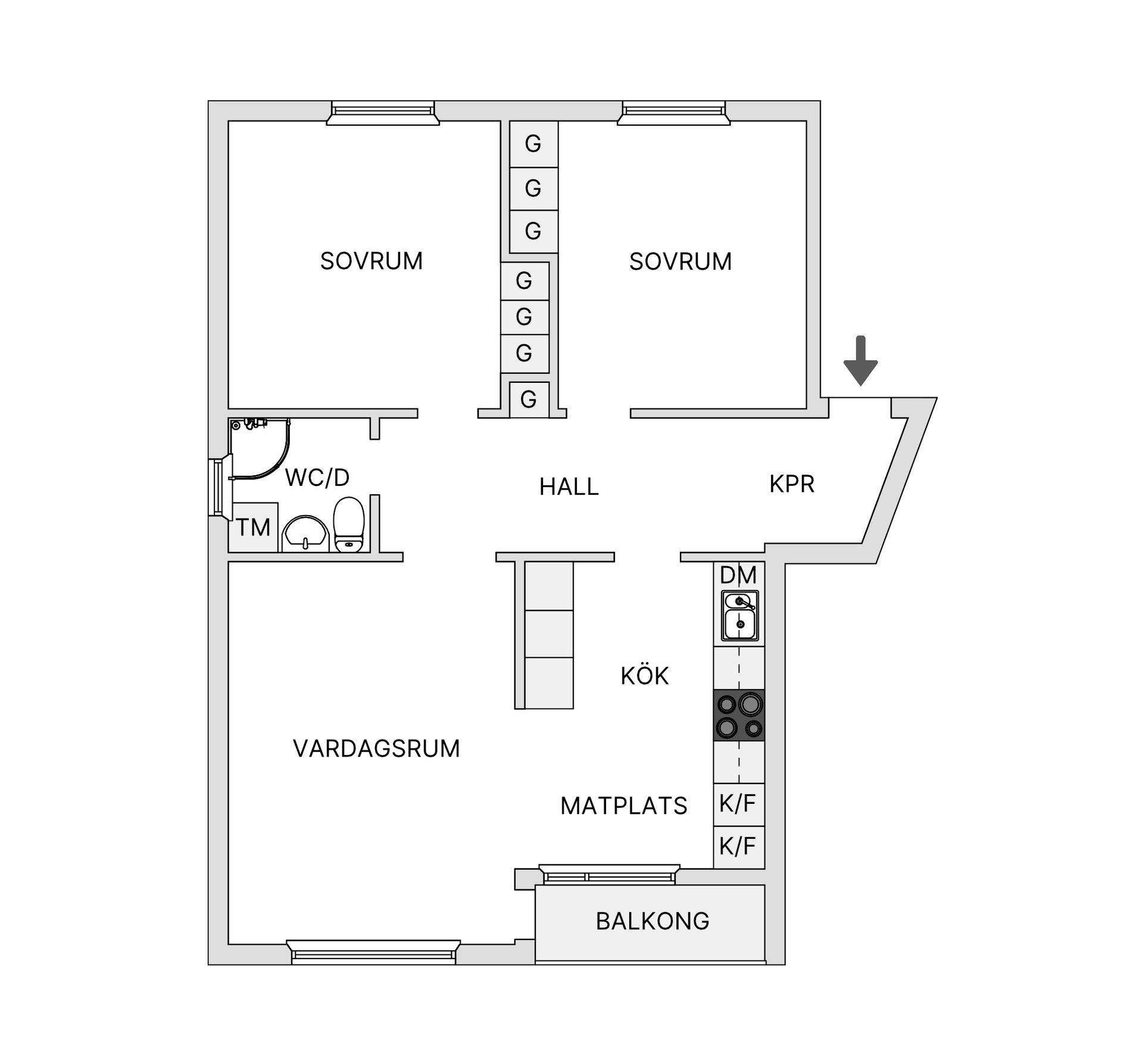 Bostadsrätt, Lagmansgatan 14 B, Värnamo