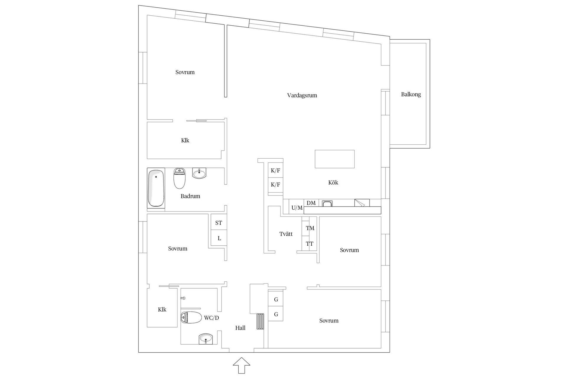 Bostadsrätt, Furusundsgatan 21B, Gärdet, Stockholm