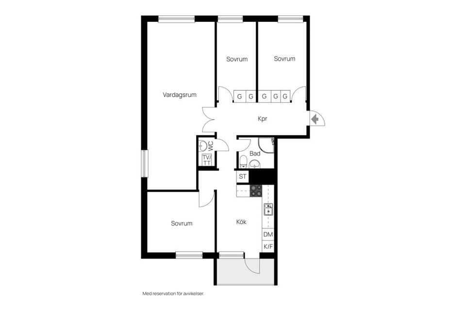 Bostadsrätt, Regeringsgatan 130, Centrum, Karlshamn