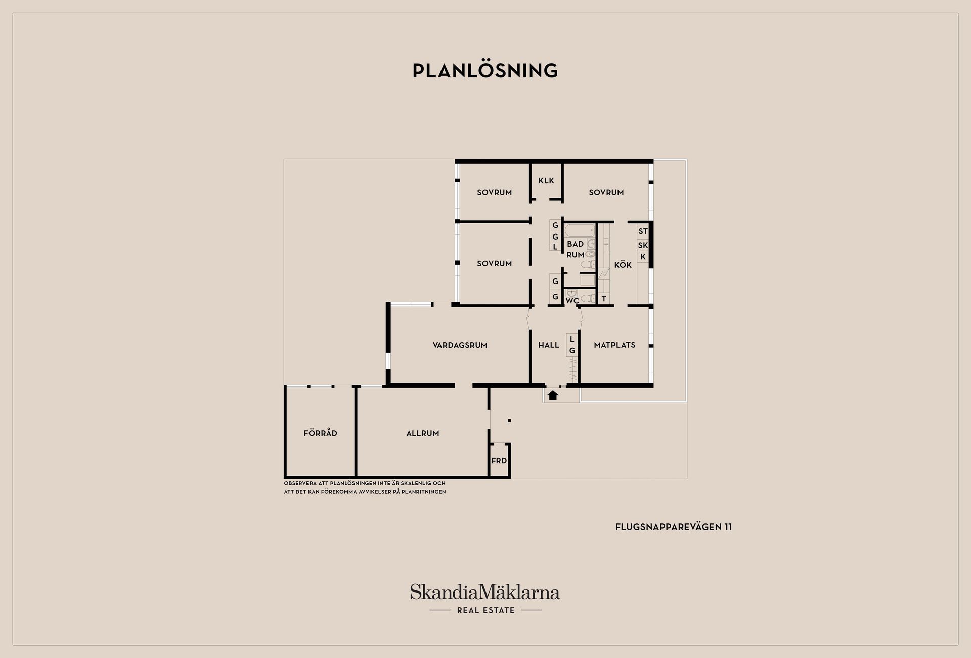 Villa, Flugsnapparevägen 11, Bunkeflostrand, Malmö