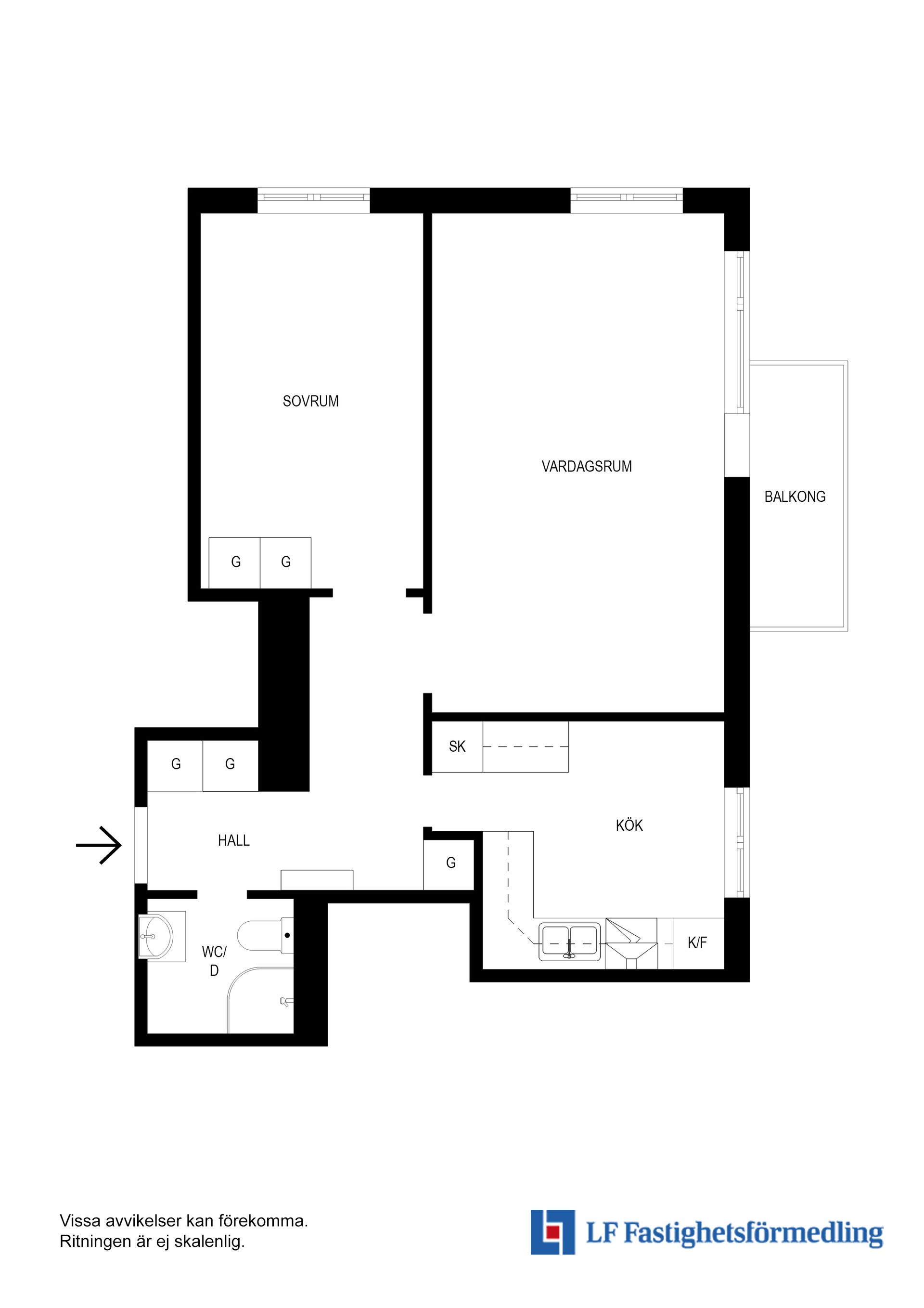 Bostadsrätt, Drottningholmsvägen 272, 1 tr.,  Stockholm - Bromma, Stockholm