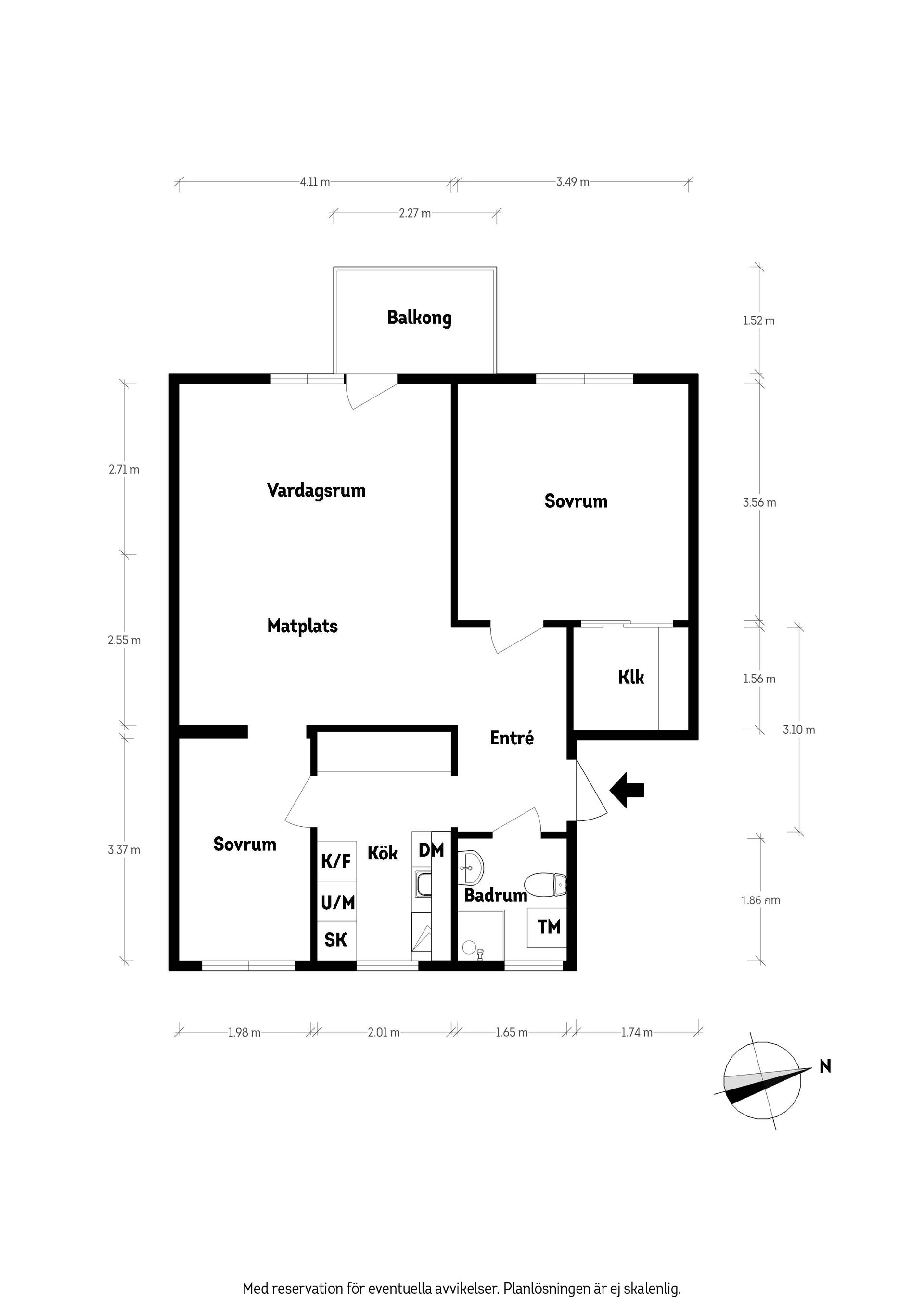 Bostadsrätt, Skillnadsgatan 60E, Örgryte, Göteborg