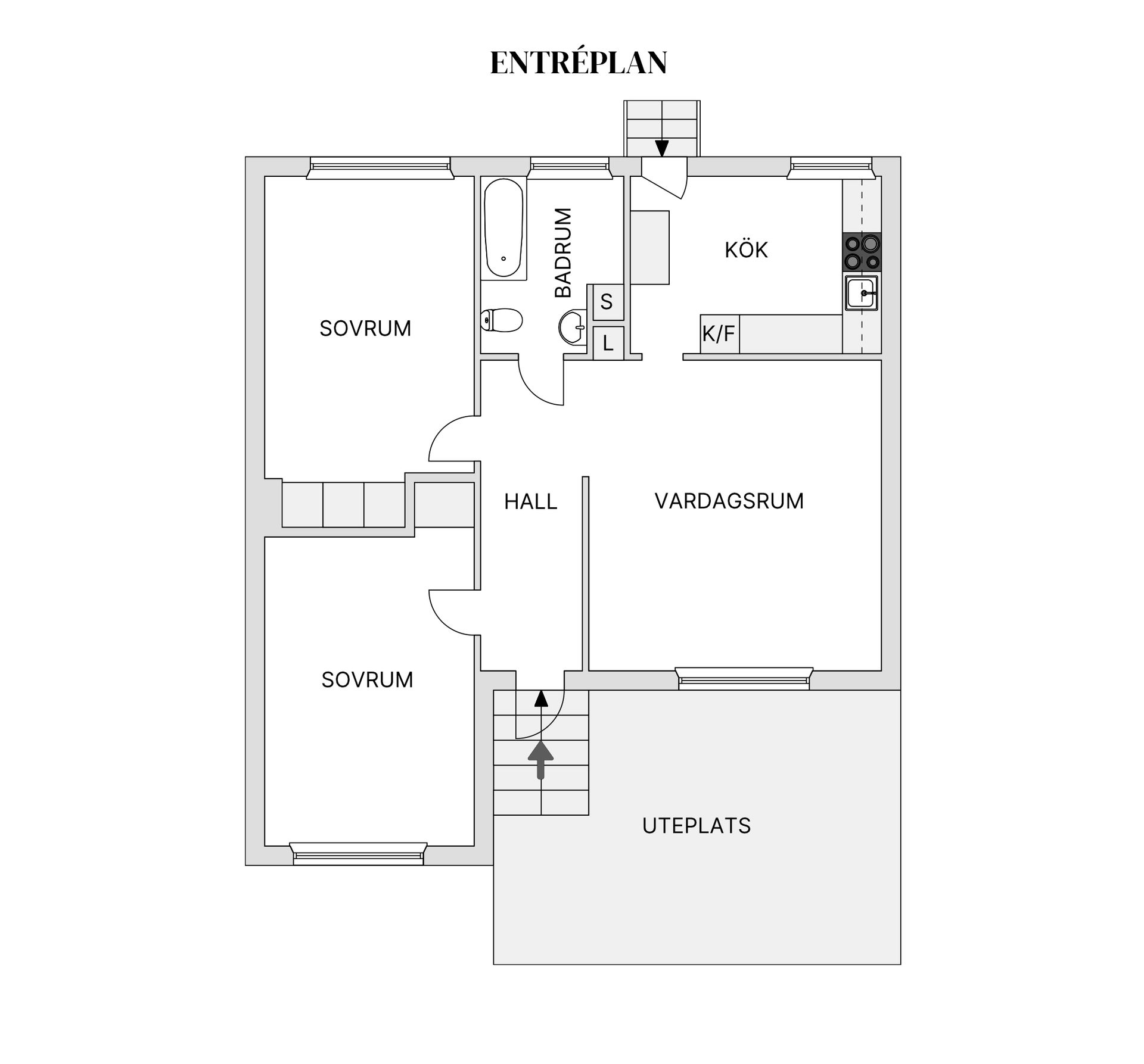 Villa, Radhus, Grindstugärde 3, Gustavsberg Norra Bruksgatorna, Värmdö