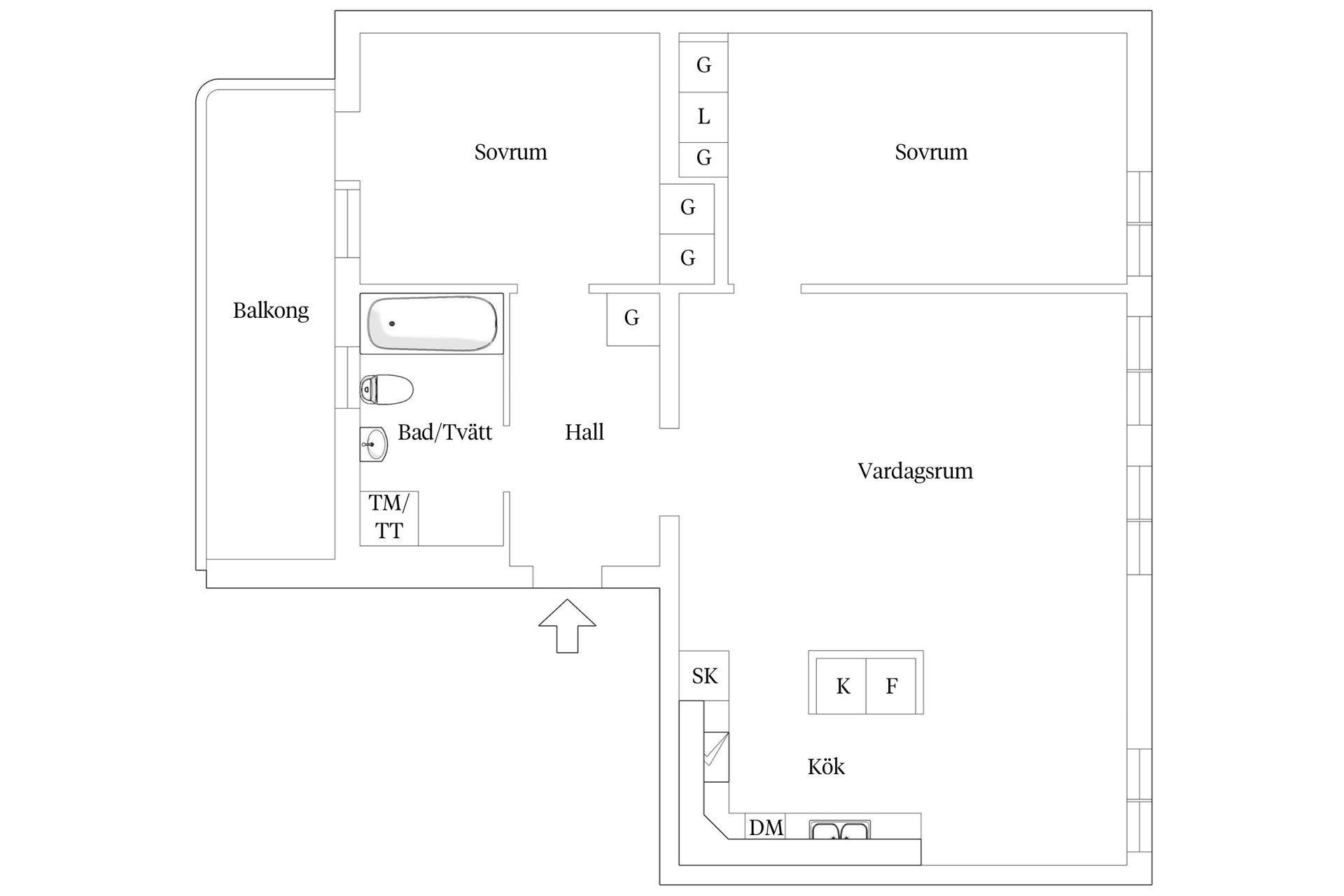 Bostadsrätt, Gjutaregatan 3, Lindholmen, Göteborg