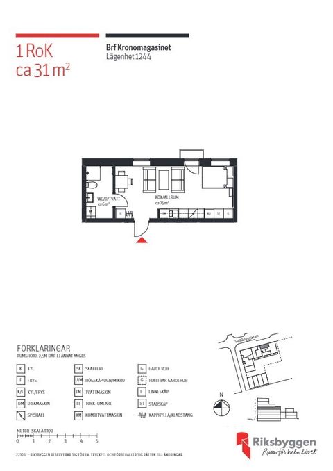 Bostadsrätt, Saltängsgatan 98, Inre hamnen, Norrköping