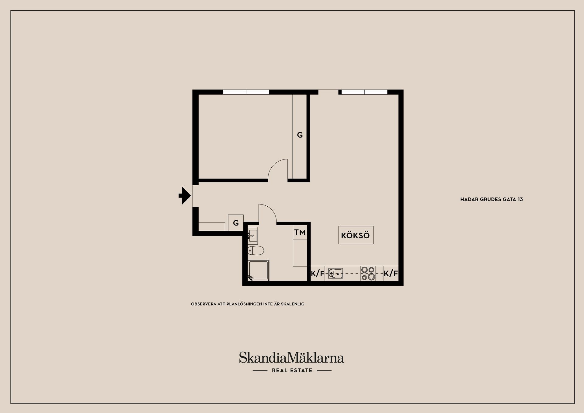 Bostadsrätt, Hadar Grudes gata 13, Karlstad