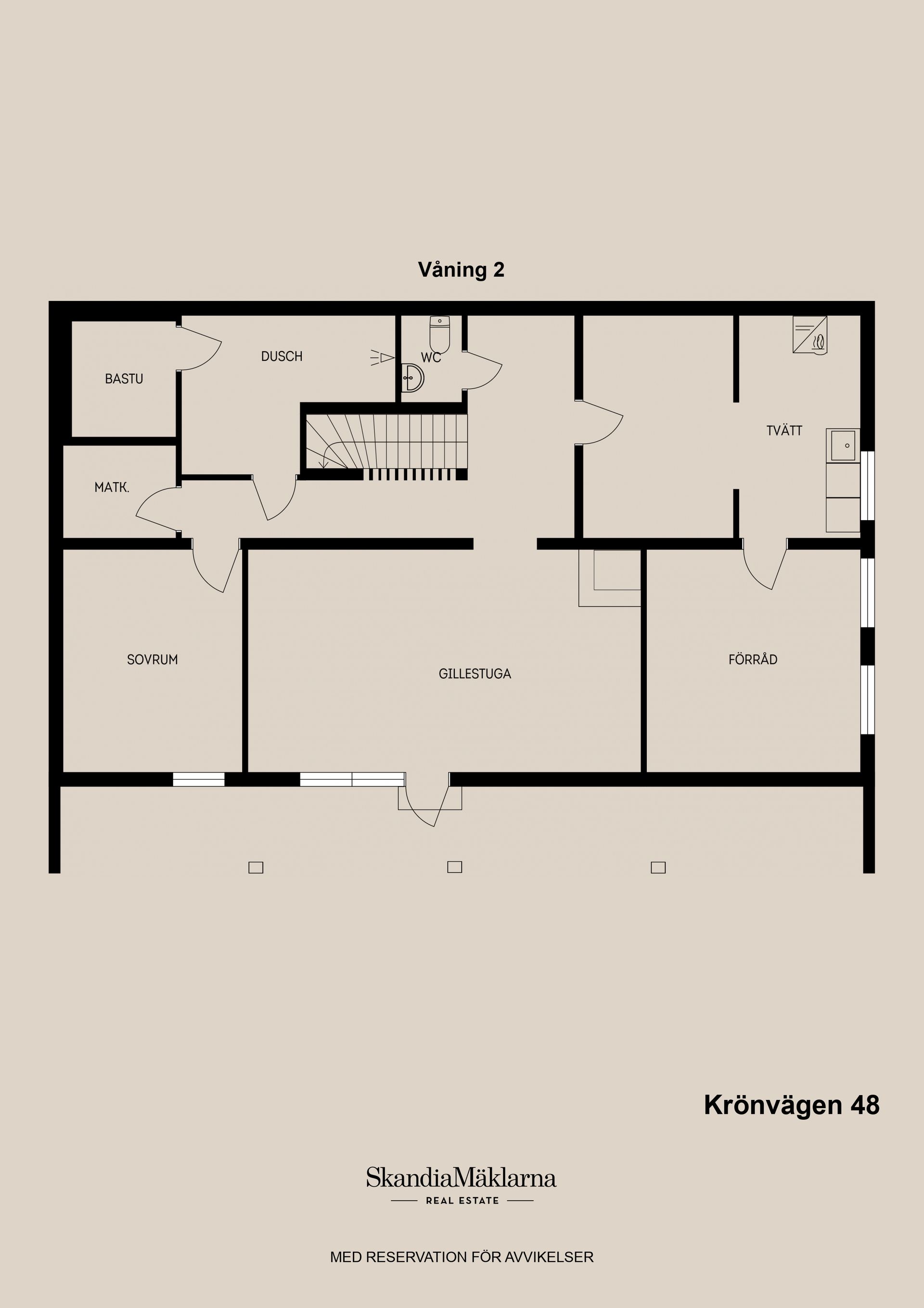 Villa, Krönvägen 48, Bönhusberget, Hofors