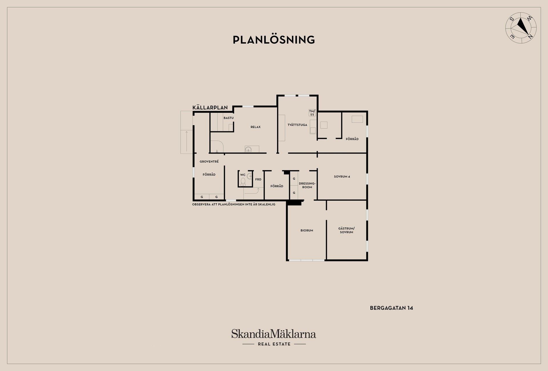 Villa, Bergagatan 14, Brunnsvik, Motala