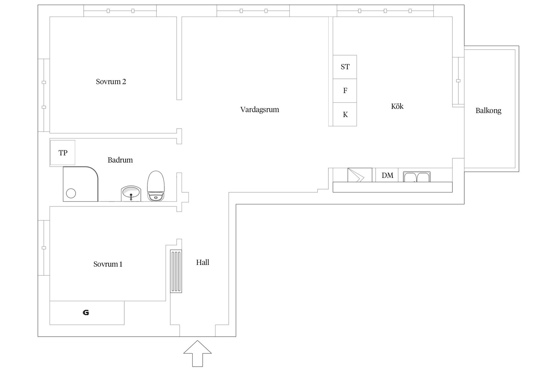 Bostadsrätt, Alpvägen 18, Bromma - Mariehäll, Stockholm