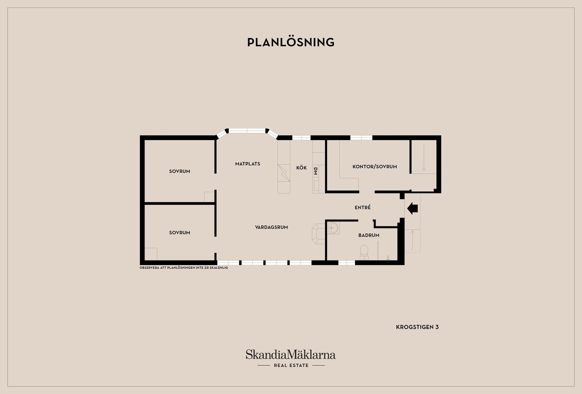 Villa, Krogstigen 3, Kvegerö, Nyköping