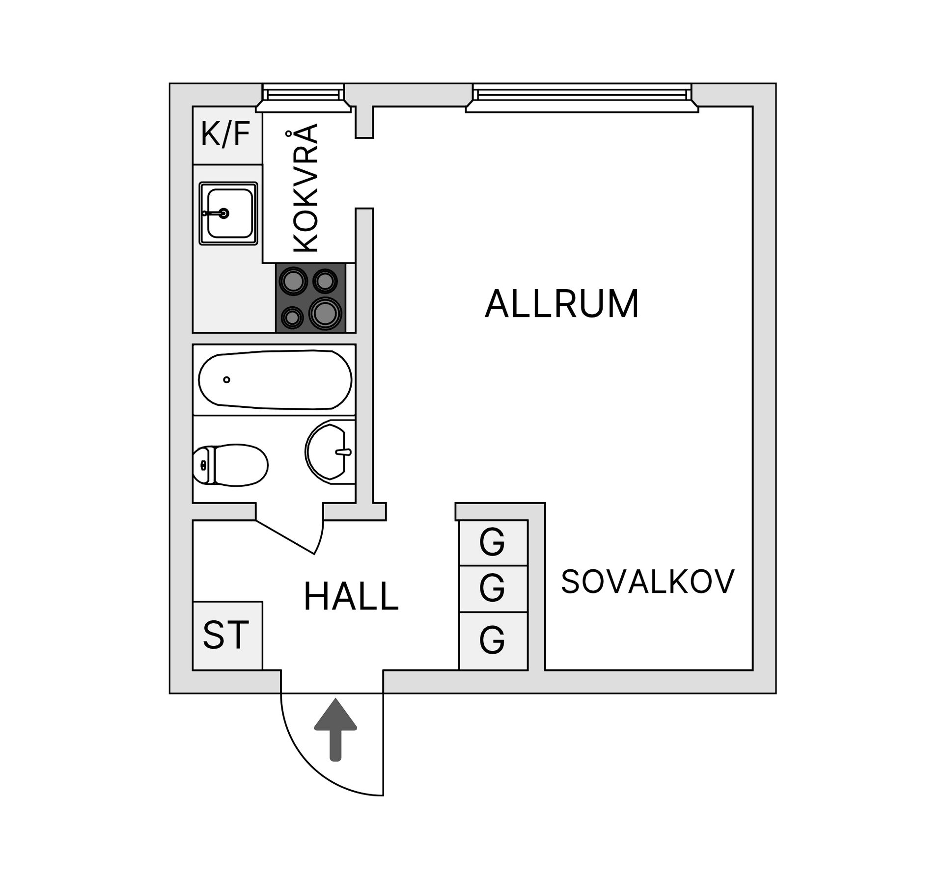 Bostadsrätt, Möllevångsgatan 30A, Triangeln, Malmö