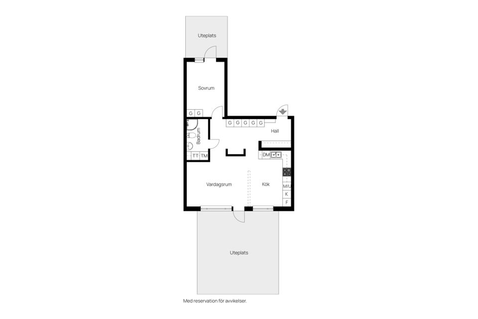 Bostadsrätt, Portalgatan 55, Kapellgärdet, Uppsala